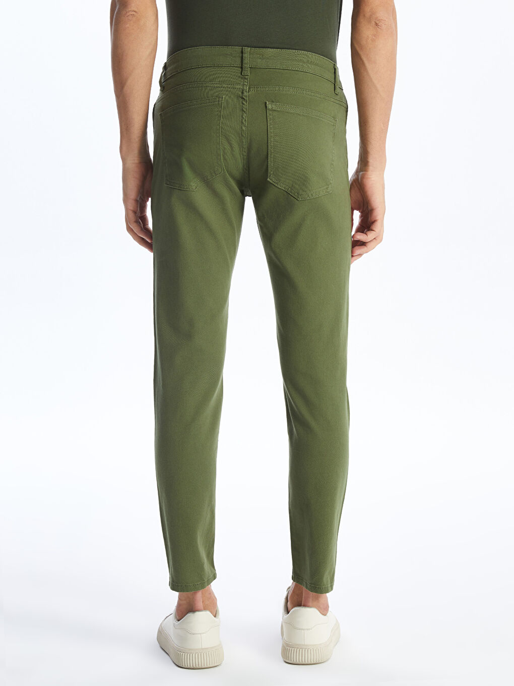 Haki Slim Fit Erkek Pantolon-8