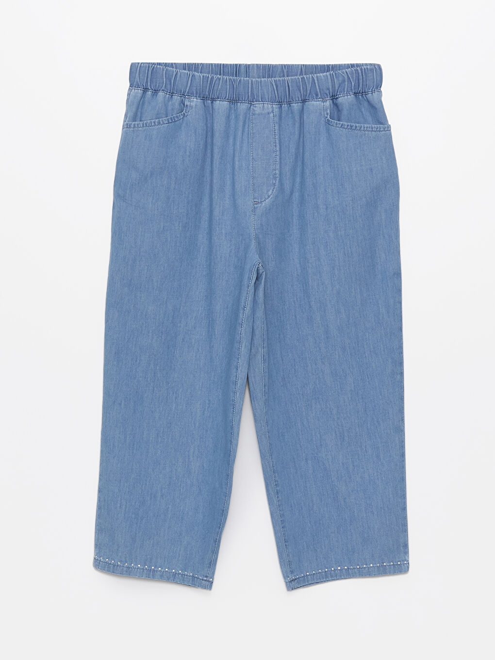 PLAVA Teksas kapri pantalone Žene -S4J728Z8-563