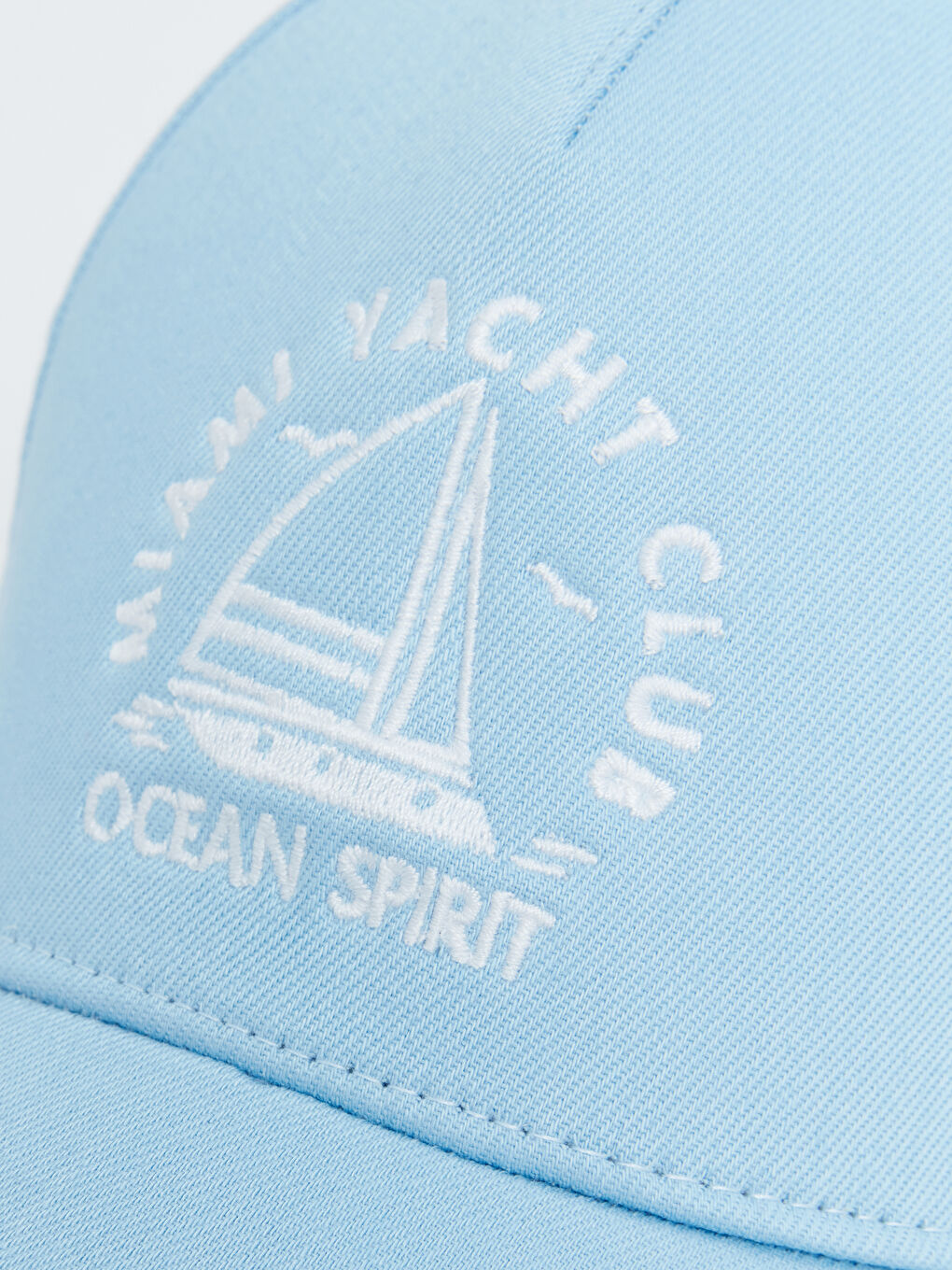 Mavi Nakışlı Erkek Çocuk Kep Şapka-3