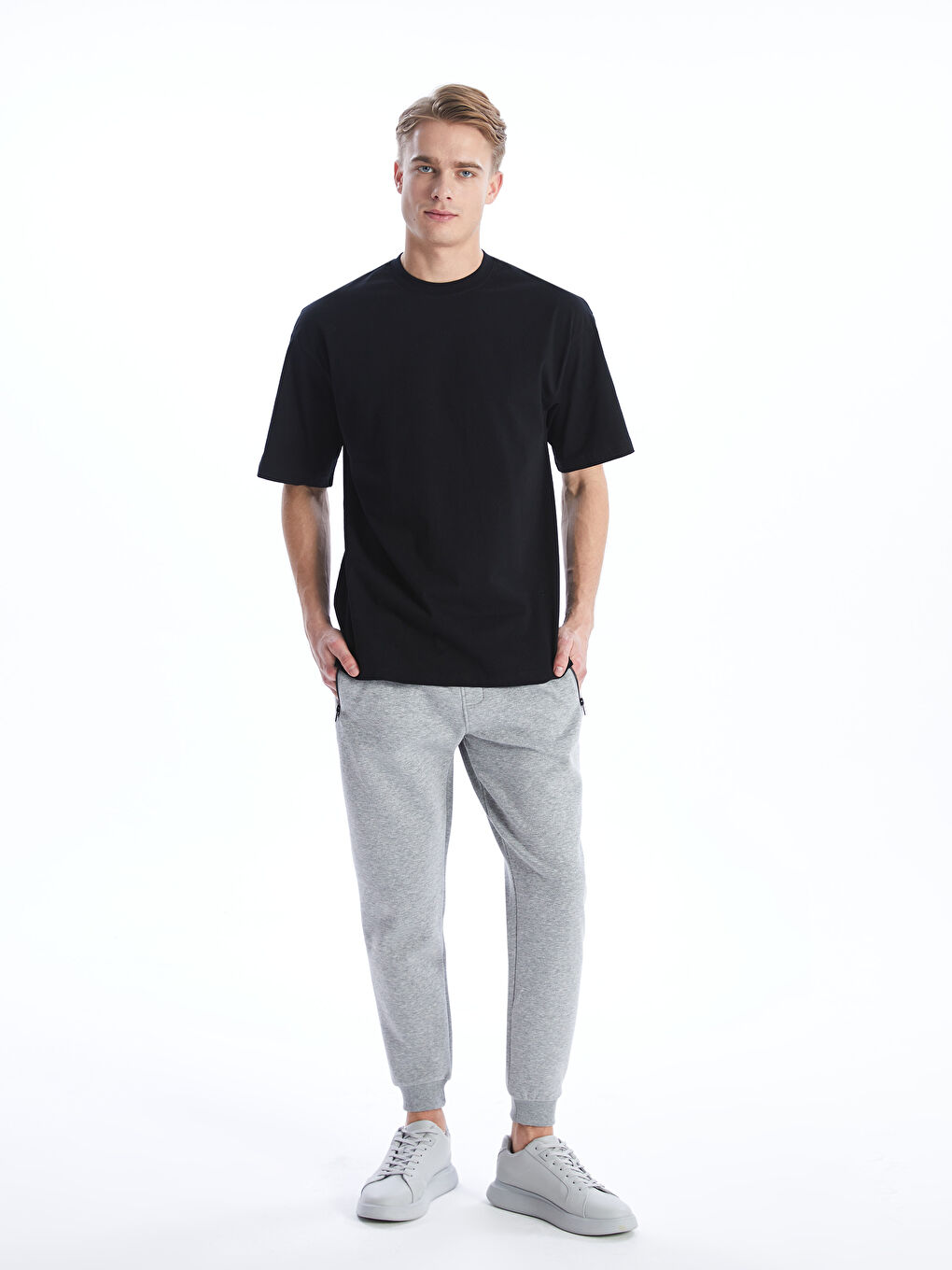 Slim Fit Men's Thick Sweatpants -S4J764Z8-LAL
