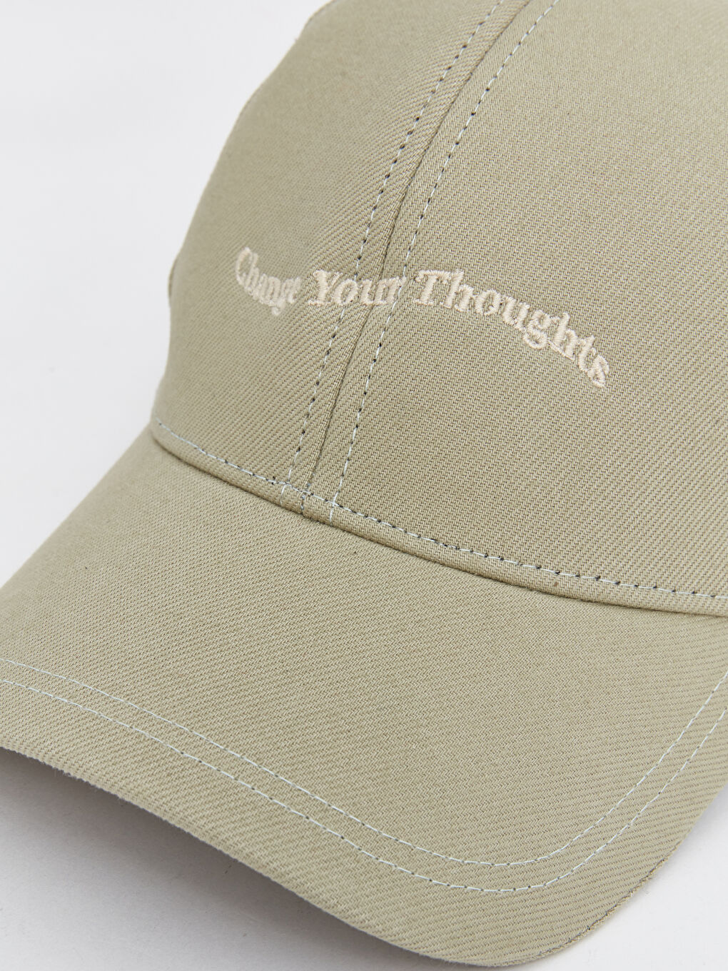 Yeşil Nakışlı Erkek Kep Şapka-2