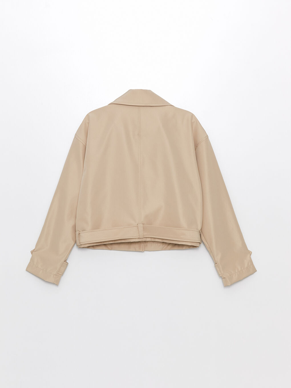 Women's Double Breasted Collar Plain Trench Coat -S4J800Z8-YHG