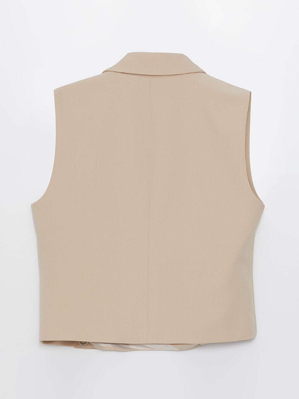 Women's Double Breasted Plain Classic Waistcoat -S4J806Z8-YHG