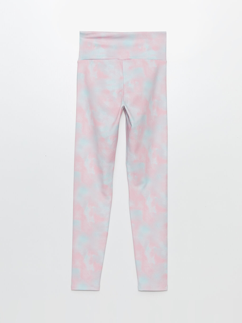 Elastic Waist Tie-Dye Patterned Women's Sports Leggings -S4J810Z8-LT4