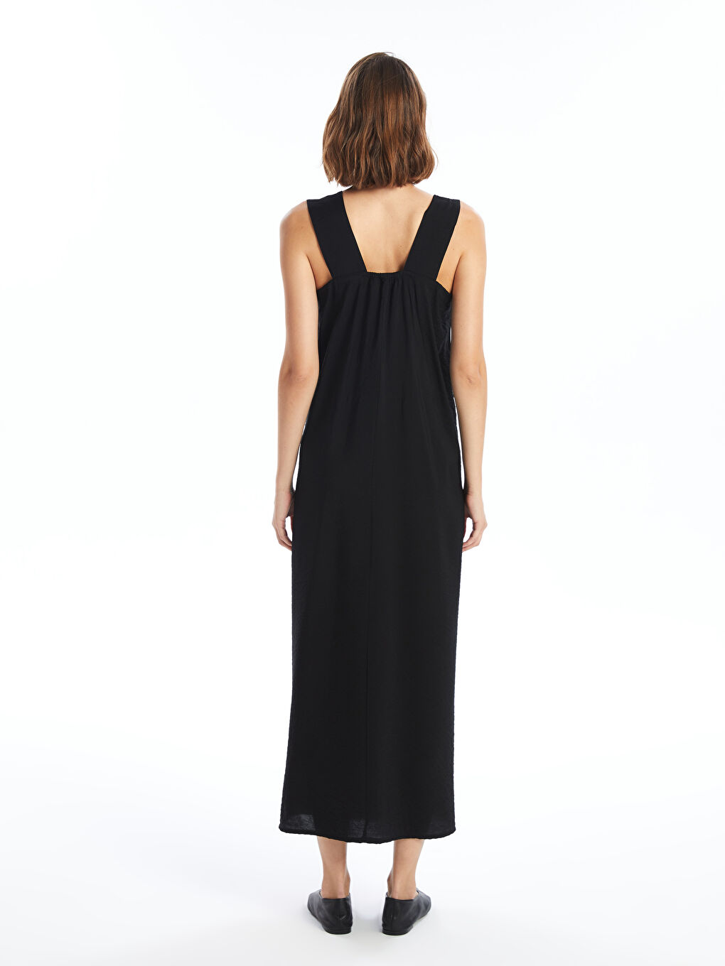 LCWAIKIKI Classic V Neck A Form Women's Dress -S4J822Z8-CVL