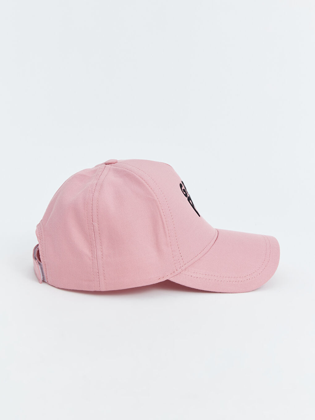 LCW ECO Pembe Yazı Nakışlı Kız Çocuk Kep Şapka - 1