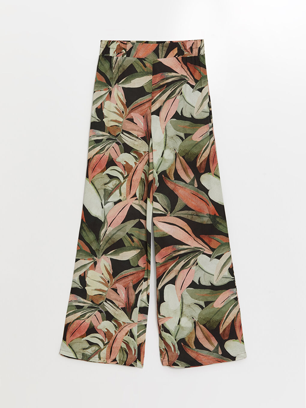 Elastic Waist Comfortable Pattern Patterned Women's Trousers -S4J839Z8-LT9