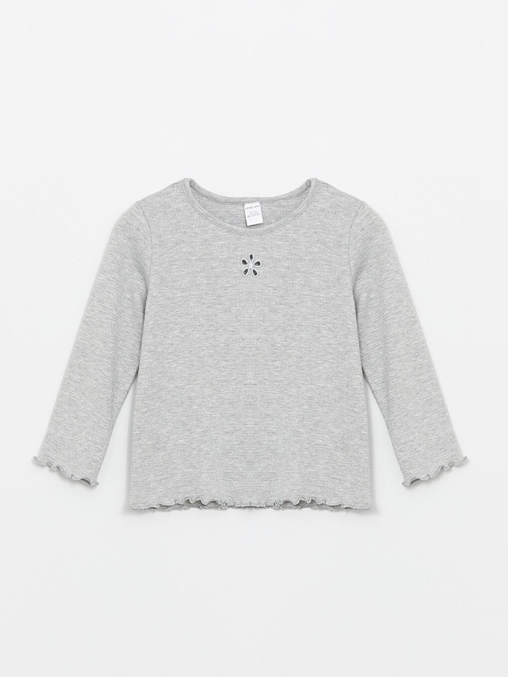 Crew Neck Long Sleeve Baby Girl T-Shirt -S4J885Z1-G8Z