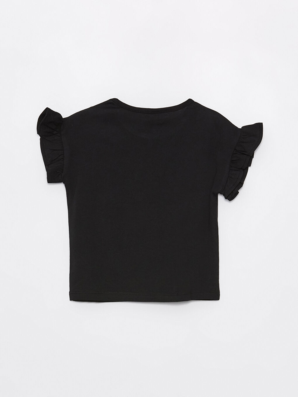 Crew Neck Printed Short Sleeve Baby Girl T-Shirt -S4J886Z1-CVL