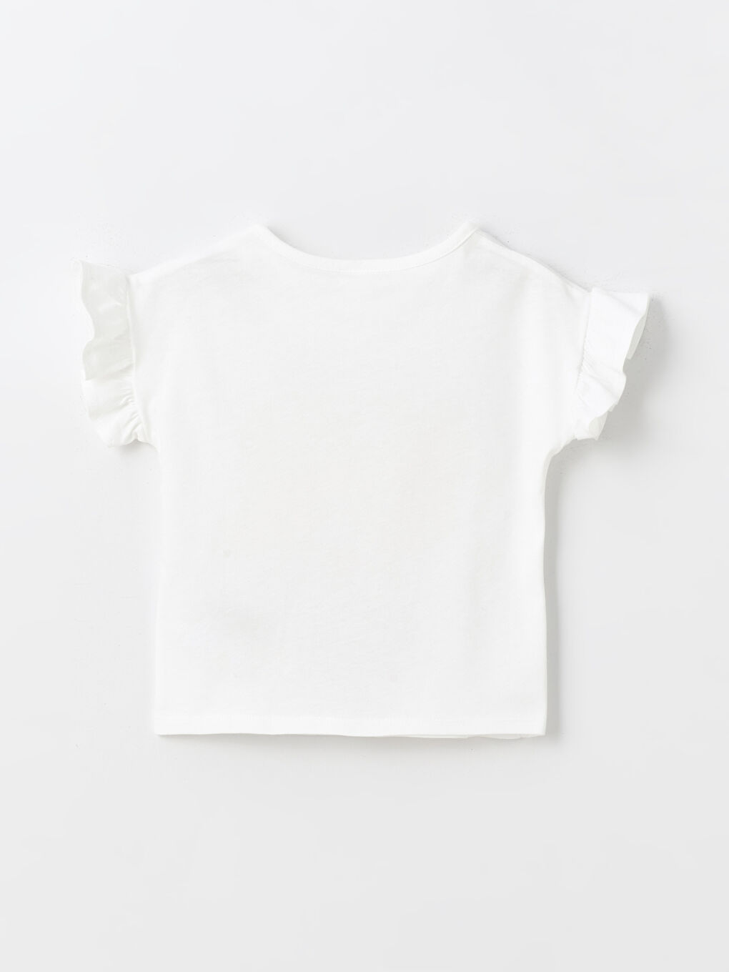 Crew Neck Printed Short Sleeve Baby Girl T-Shirt -S4J886Z1-V9H