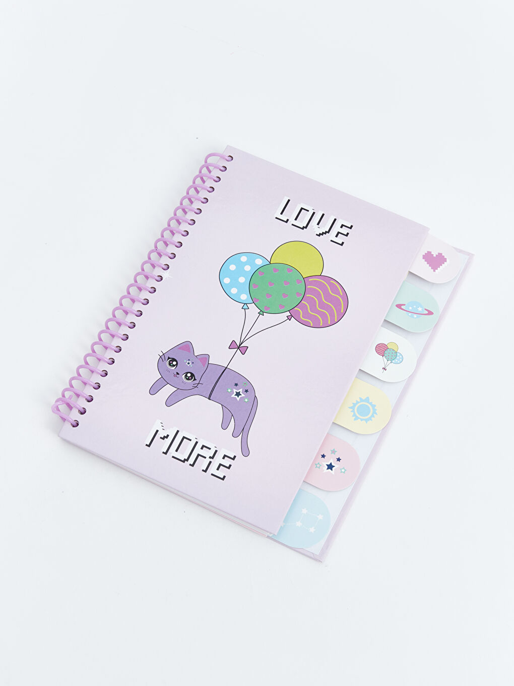 Cat Printed Spiral Notebook