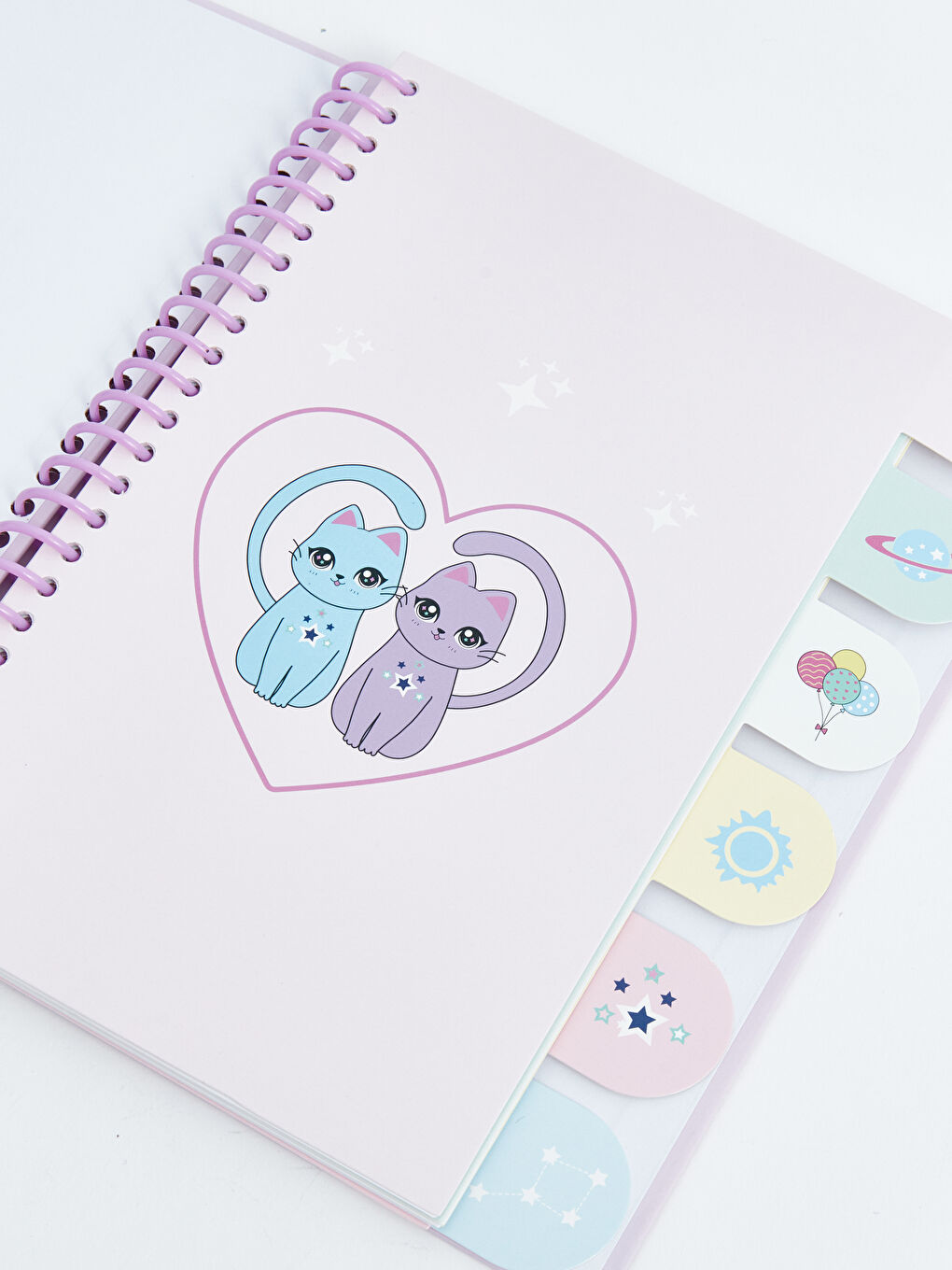 Cat Printed Spiral Notebook-1