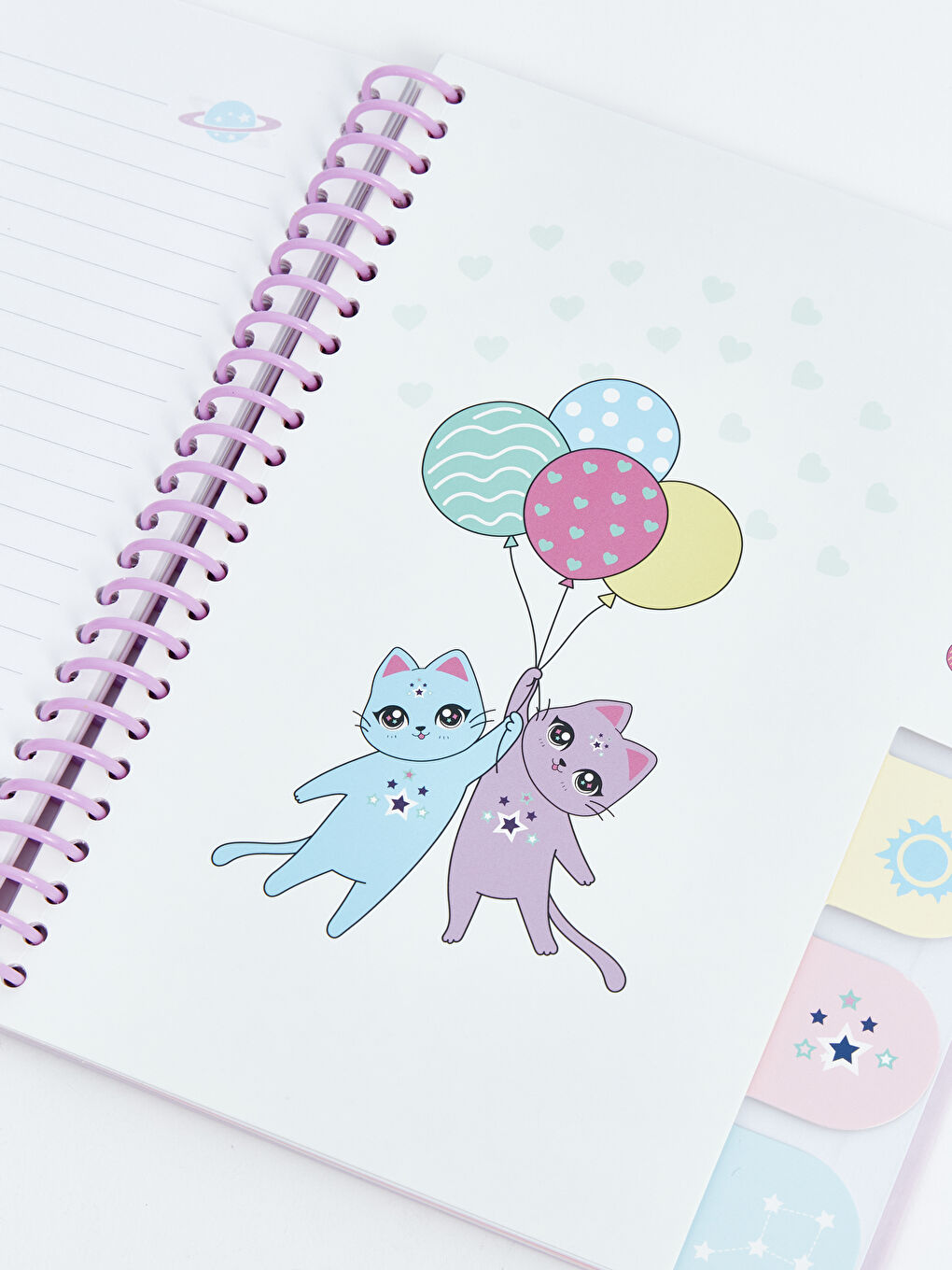 Cat Printed Spiral Notebook-3