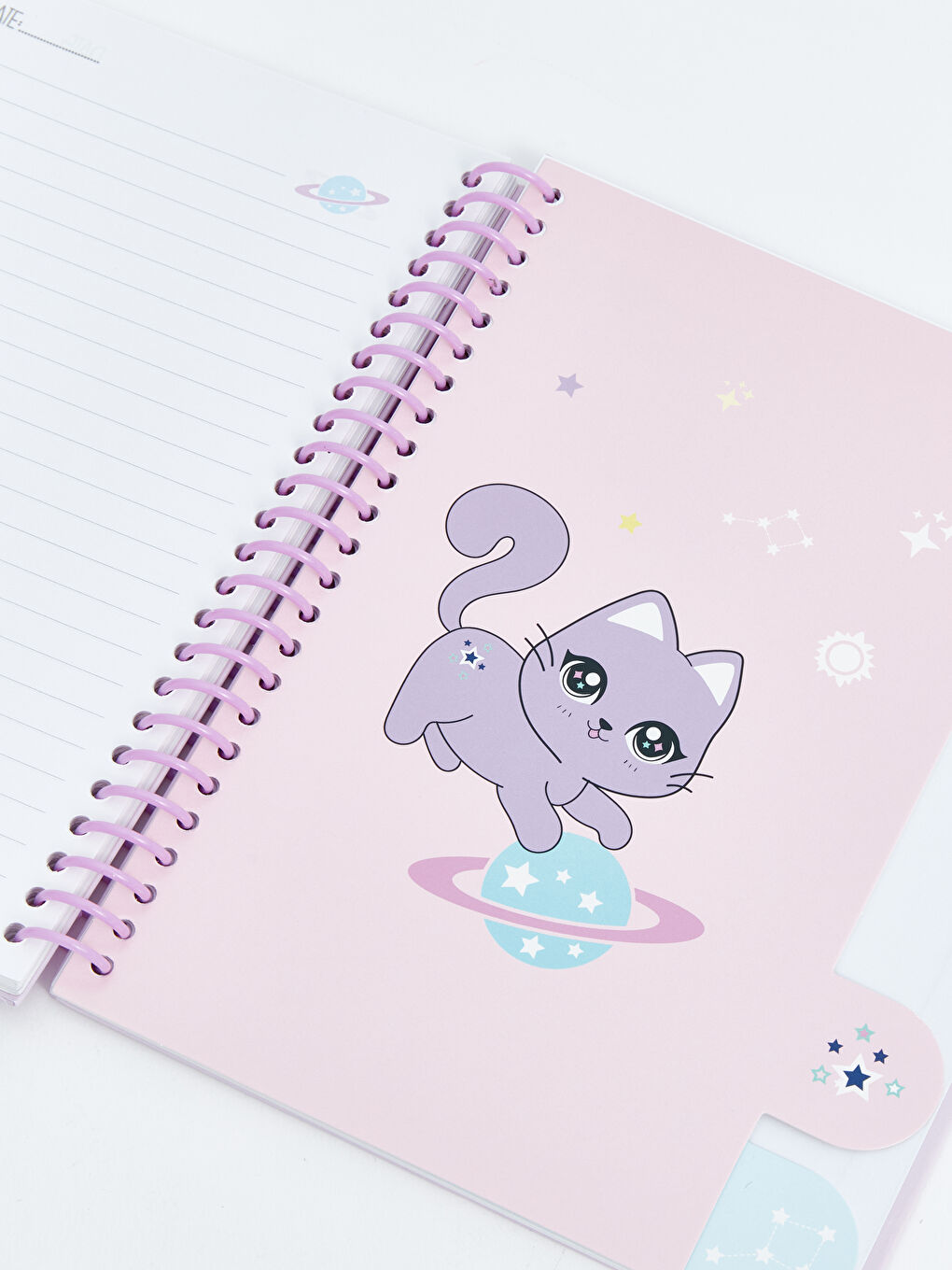Cat Printed Spiral Notebook-5