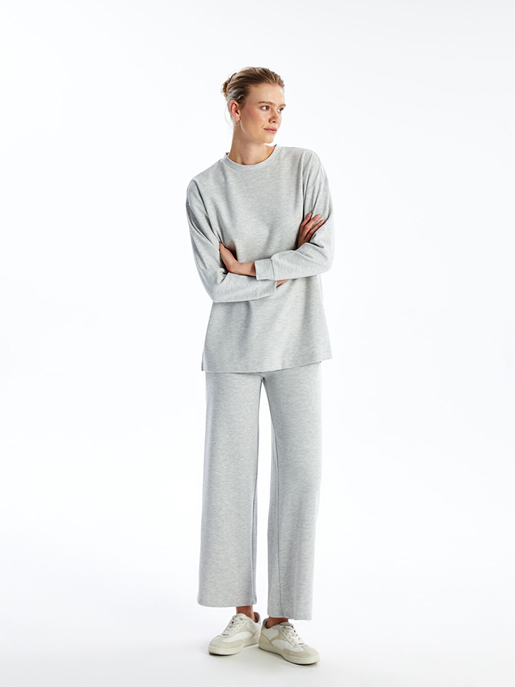 Women's Elastic Waist Regular Sweatpants -S4J929Z8-LAL