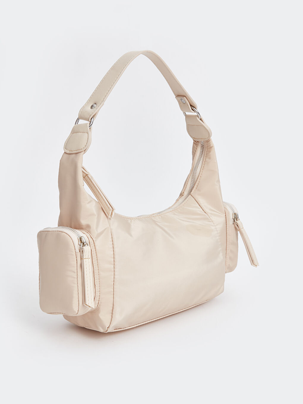 LCW ACCESSORIES Bej Çok Bölmeli Kadın Baget Çanta - 4