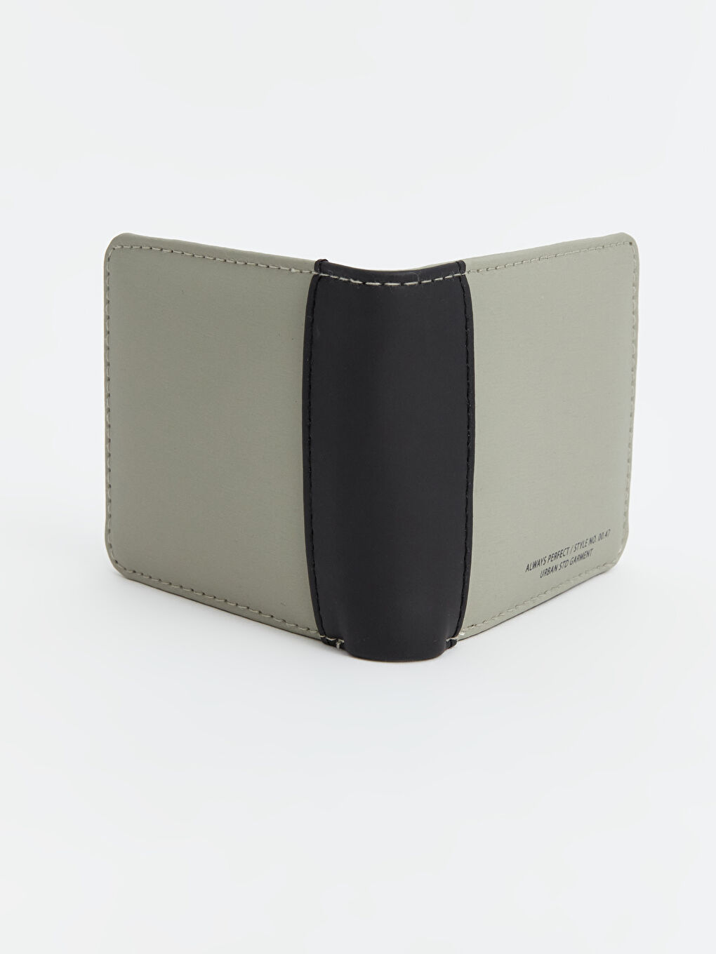 Yeşil Yazı Baskılı Erkek Cüzdan-1