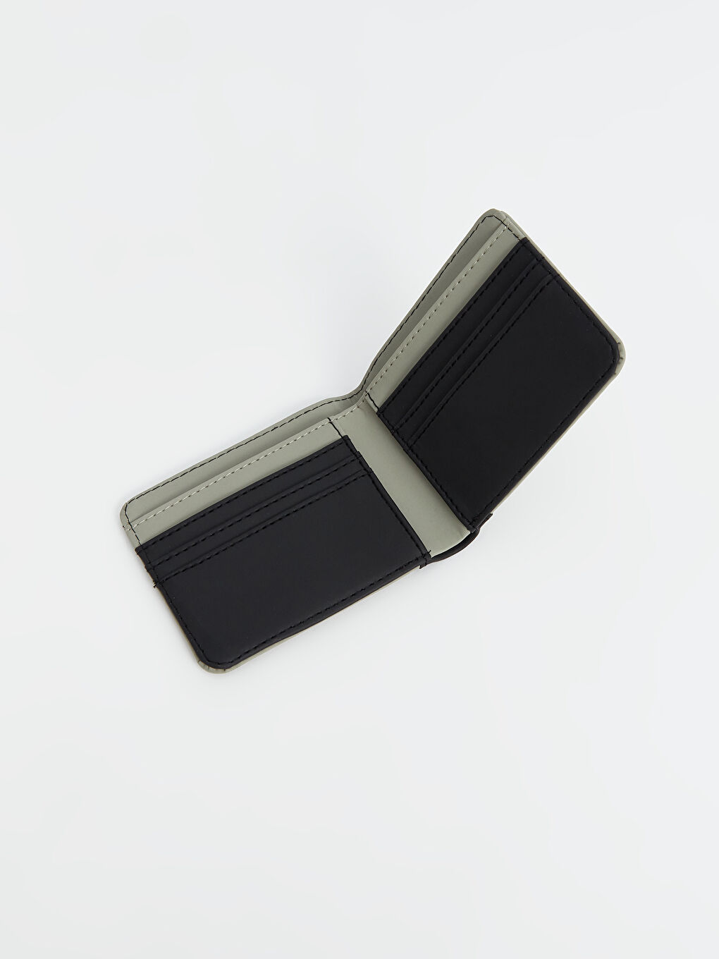 Yeşil Yazı Baskılı Erkek Cüzdan-2