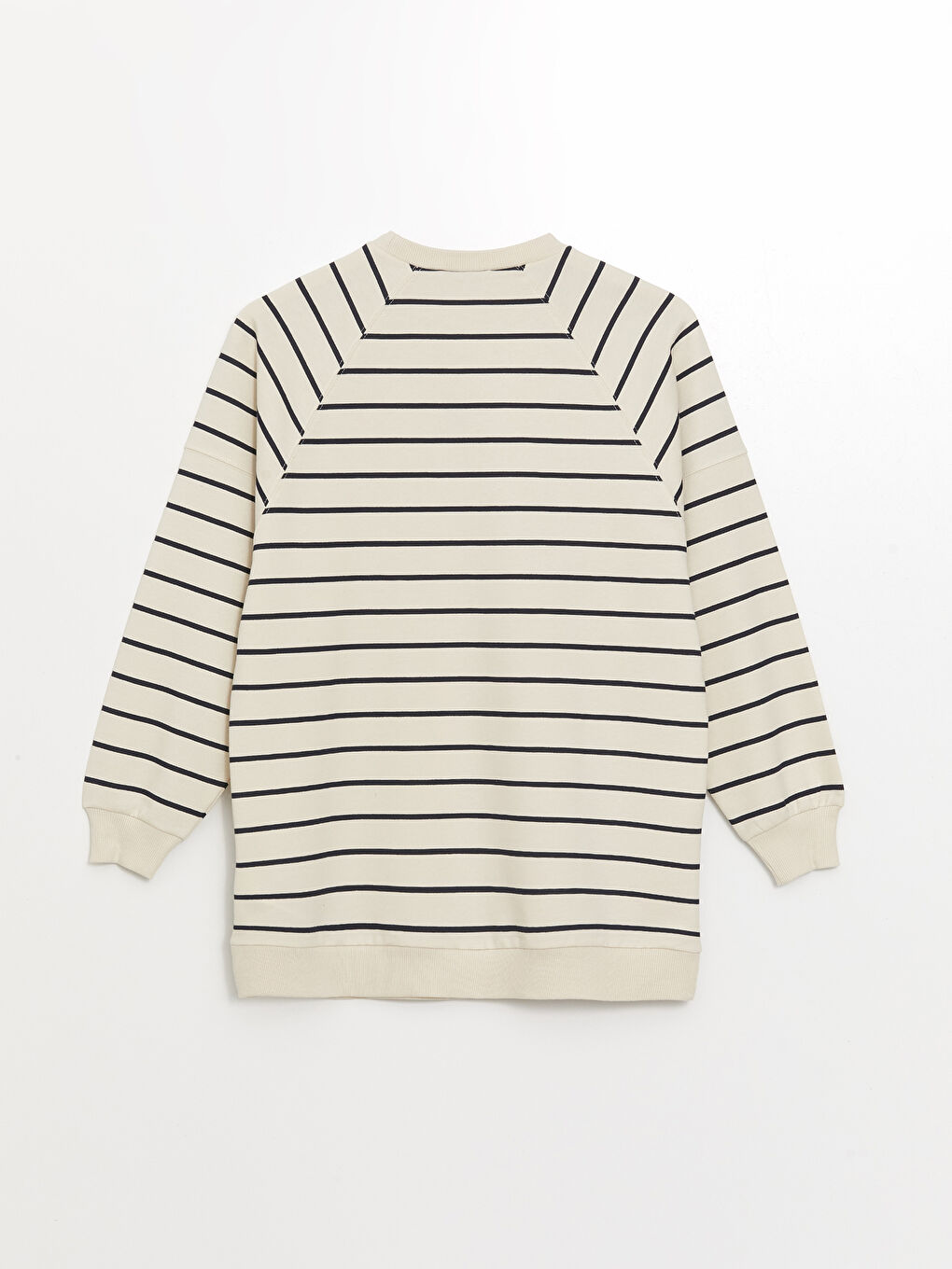 Tunique Sweatshirt Rayée Pour Femmes Surdimensionnée-6