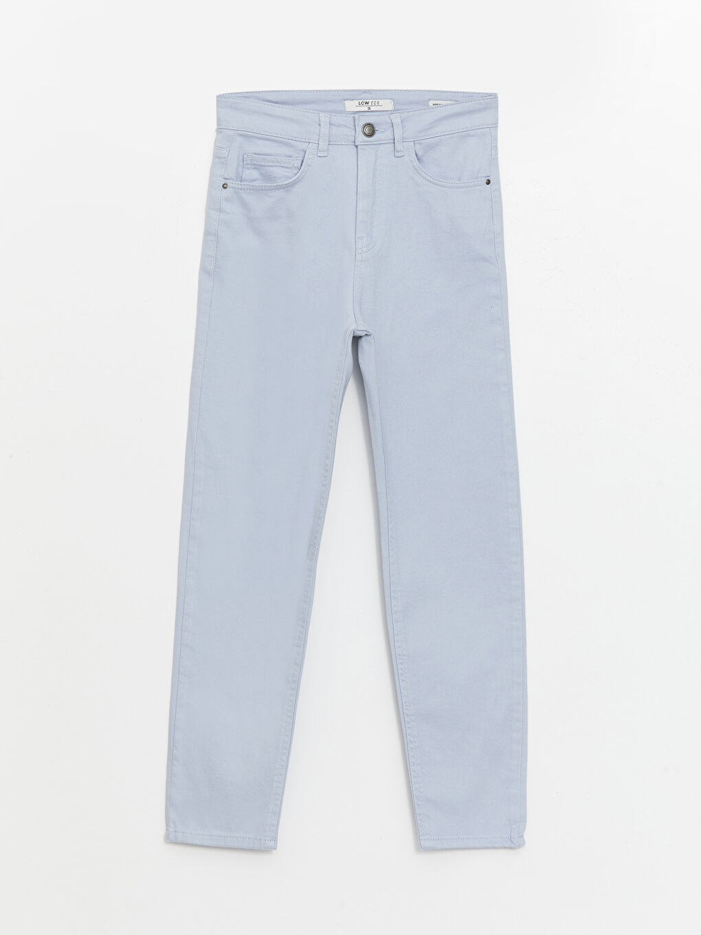 LCW ECO Açık Mavi Jüpiter Süper Skinny Fit Kadın Jean Pantolon - 5