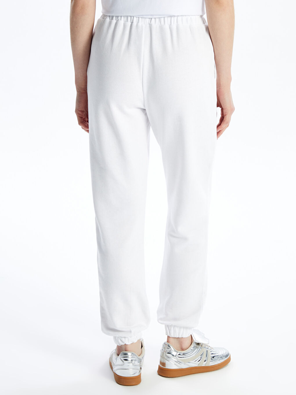 Elasticated Waist Printed Women's Jogger Sweatpants -S4J981Z8-Q6K