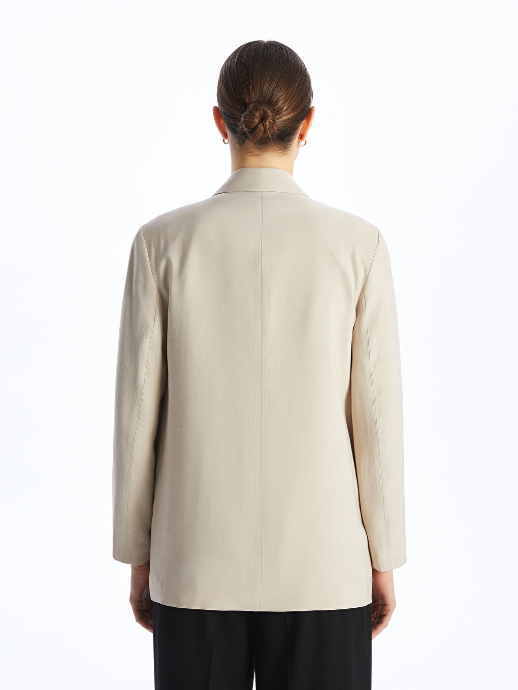 LC Waikiki Plain Long Sleeve Women's Blazer Jacket -S4J984Z8-VKE