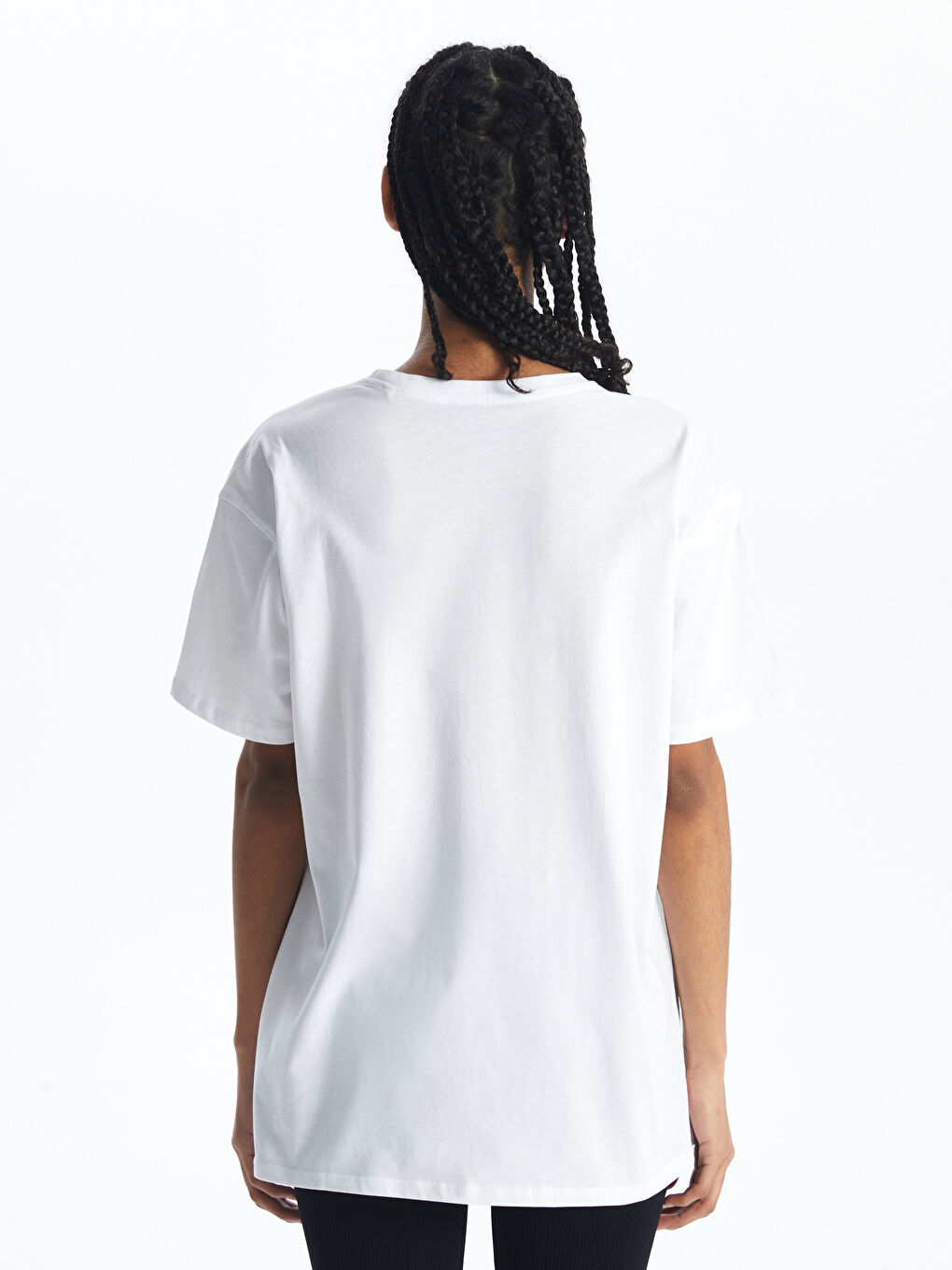 Crew Neck Printed Short Sleeve Women's T-Shirt -S4J985Z8-Q6K