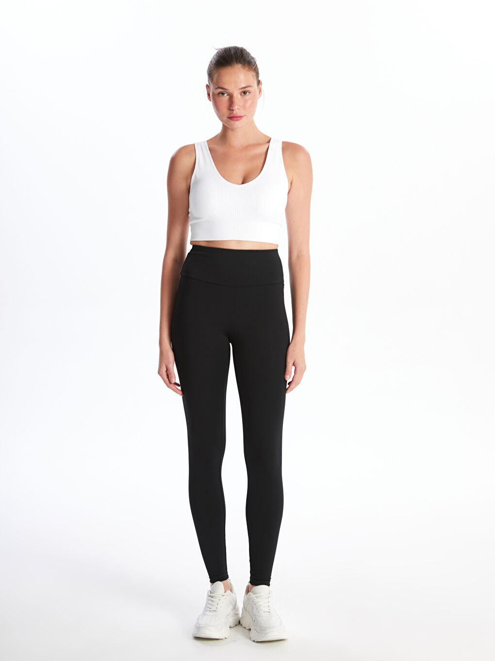 XSIDE V-Neck Plain Seamless Women's Sports Bustier -S4JA13Z8-Q6K