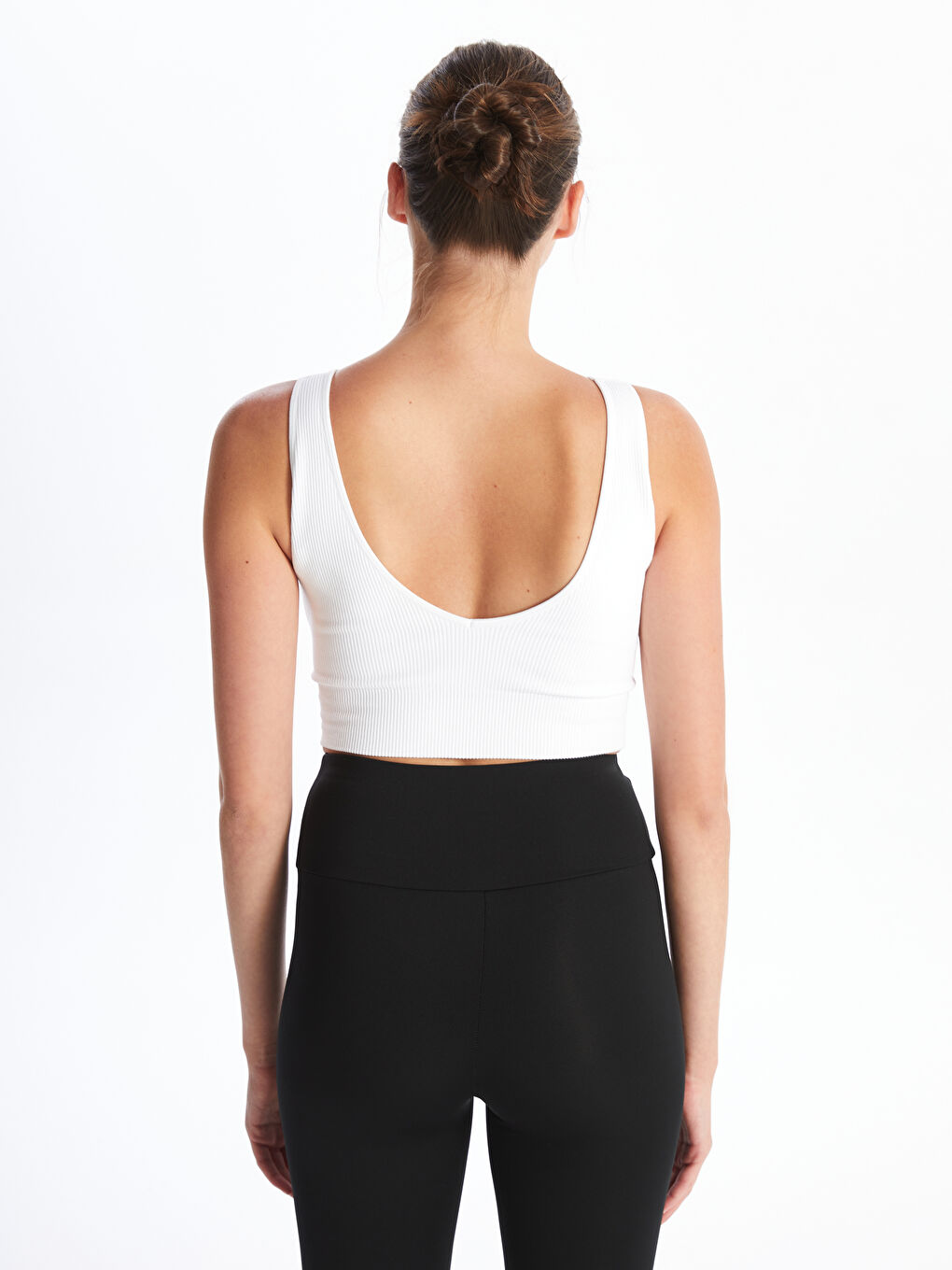 XSIDE V-Neck Plain Seamless Women's Sports Bustier -S4JA13Z8-Q6K