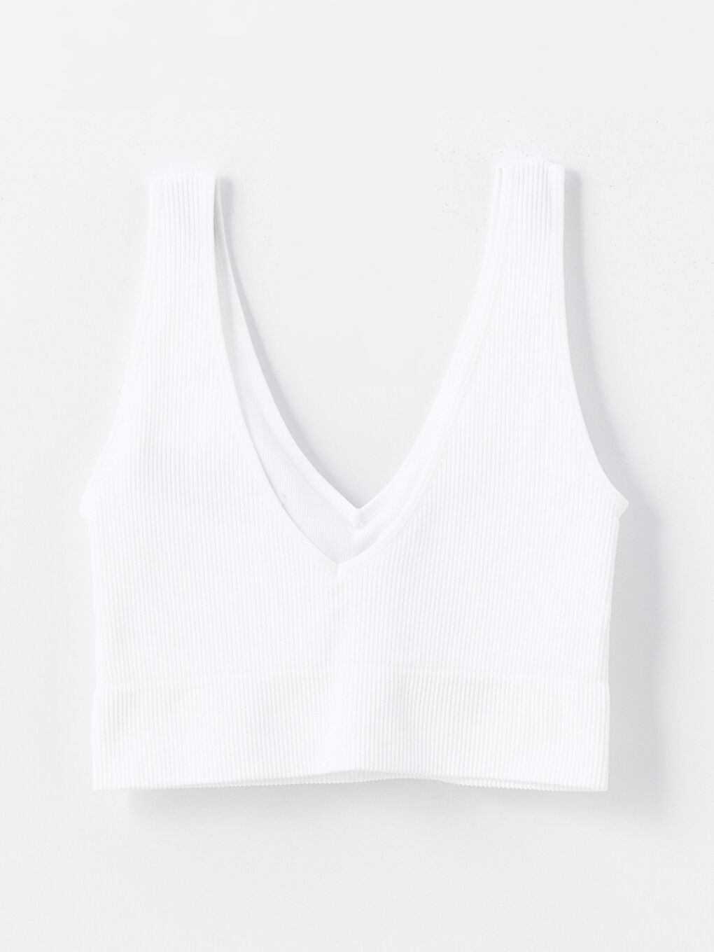 XSIDE V-Neck Plain Seamless Women's Sports Bustier -S4JA13Z8-Q6K