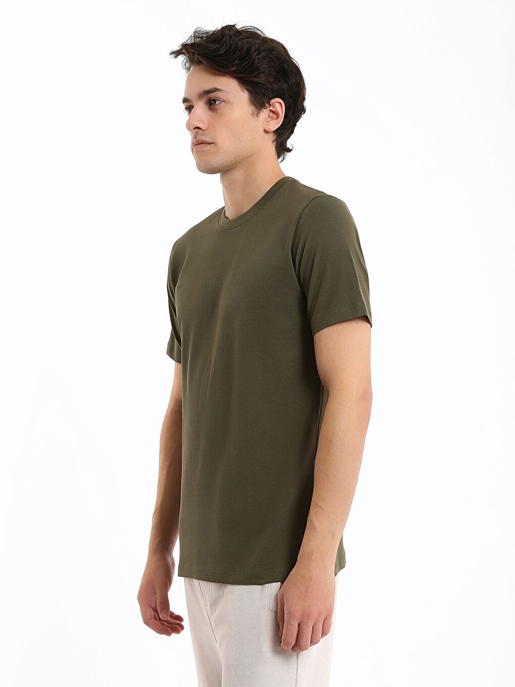 Crew Neck Jersey Men's T-Shirt-3