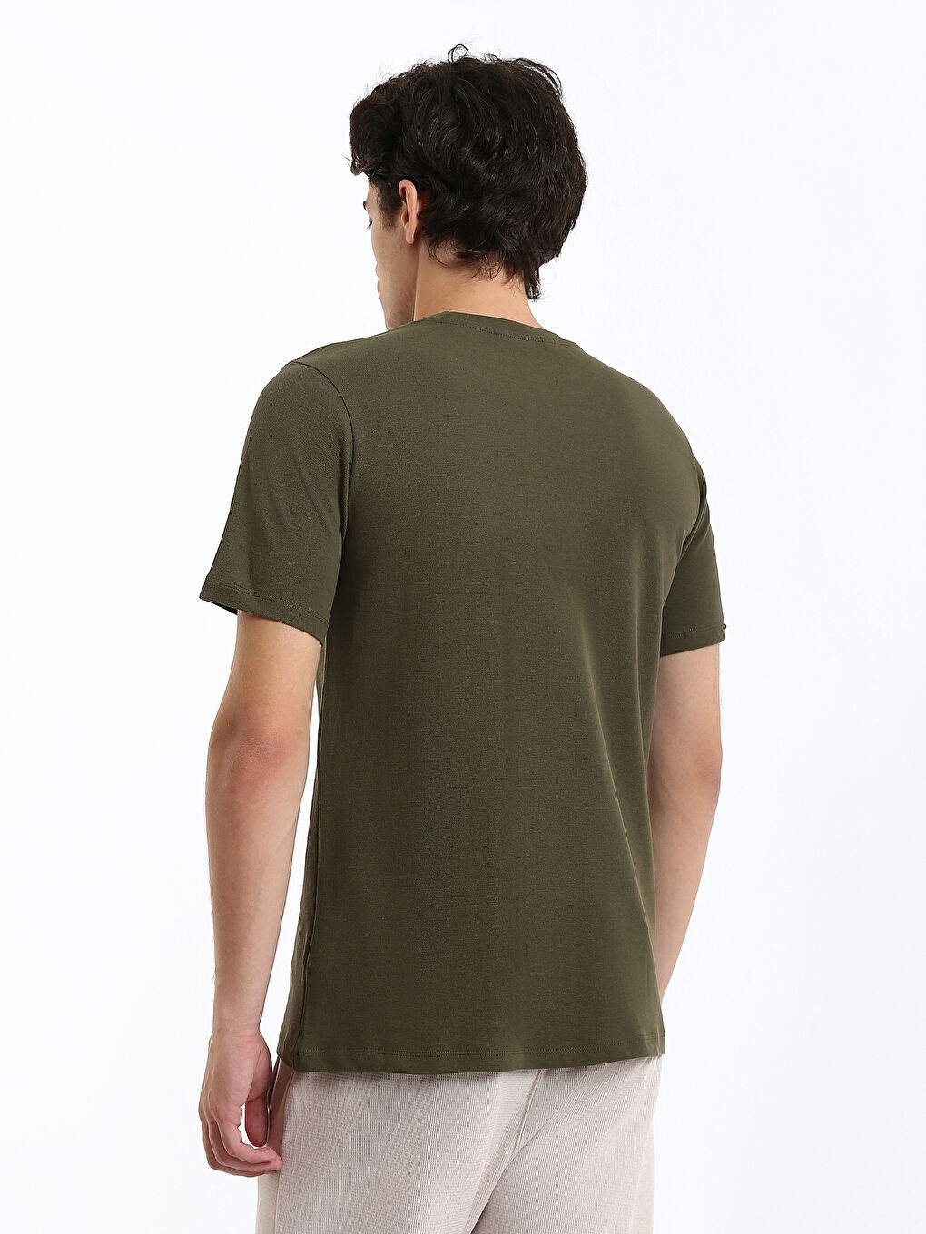 Crew Neck Jersey Men's T-Shirt-4