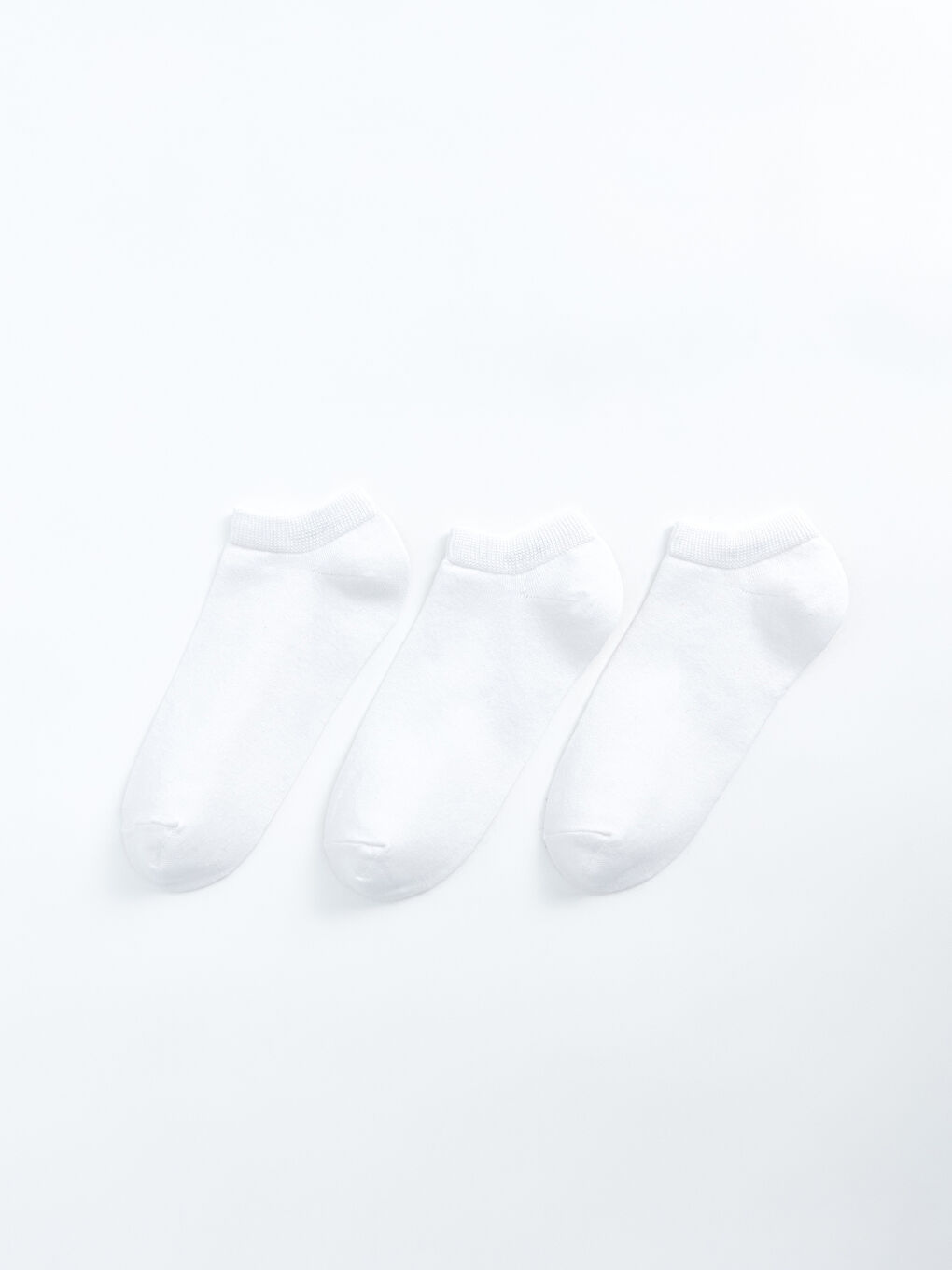 Women's Plain Trainer Socks 3-pack