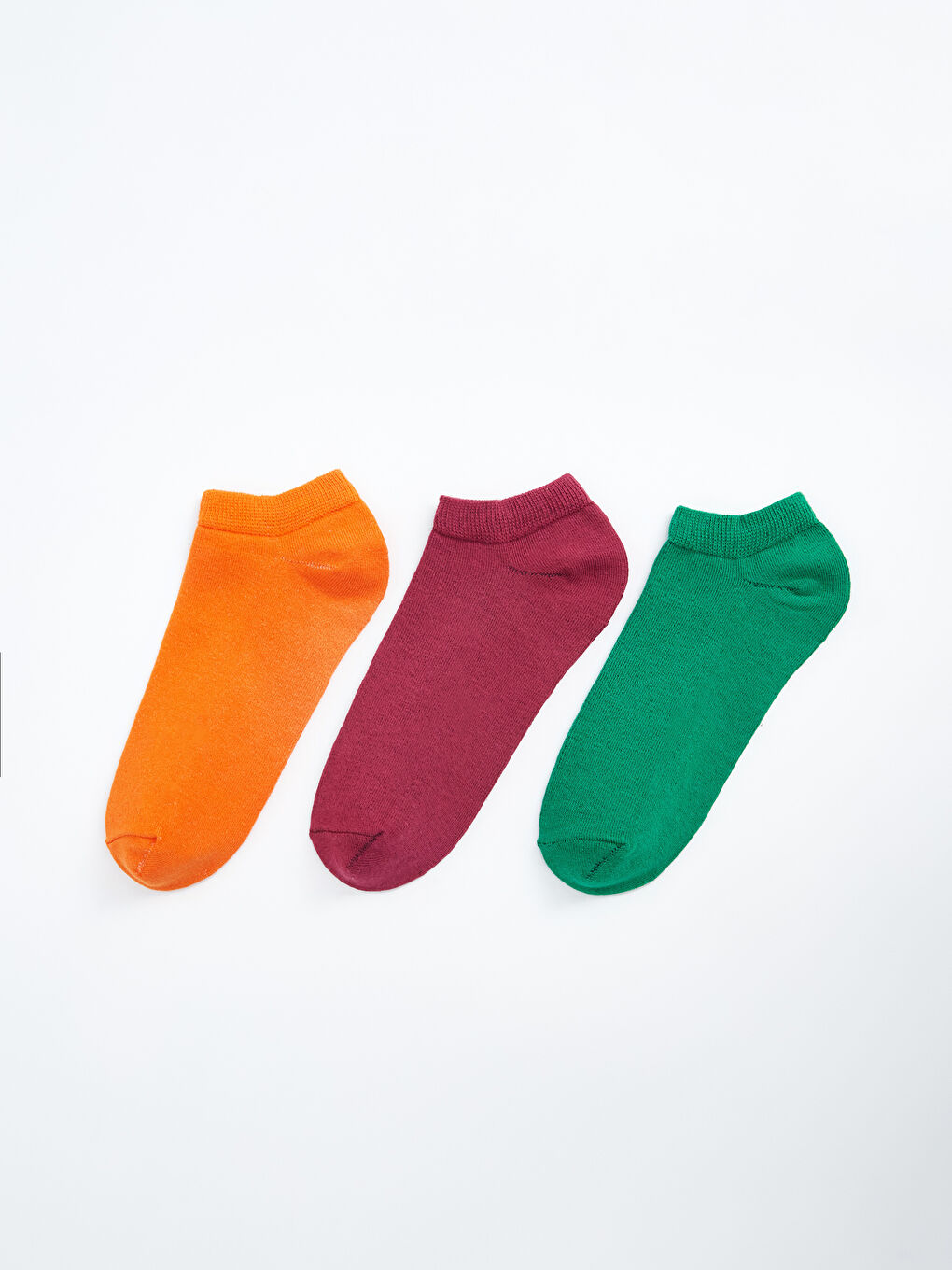 Women's Plain Trainer Socks 3-pack