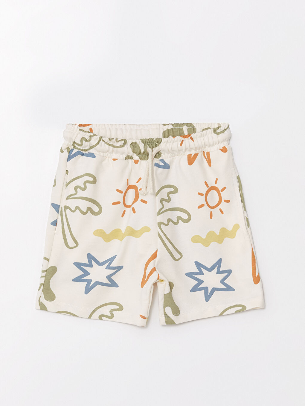 Elastic Waist Basic Baby Boy Shorts 2 Pieces -S4JA67Z1-GHY