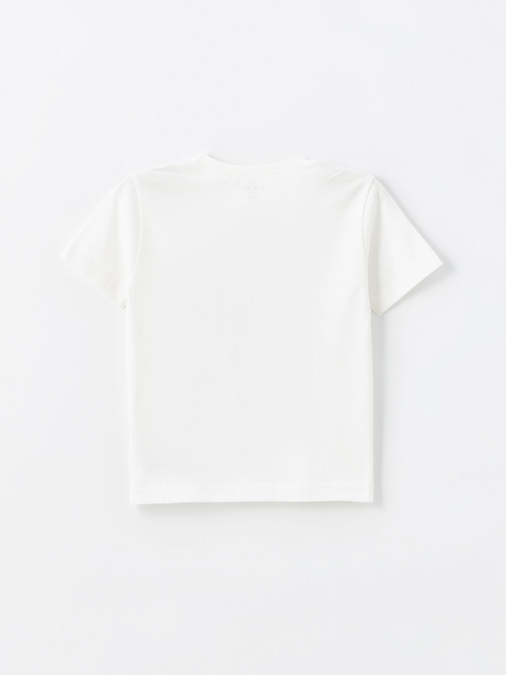 تيشيرت بياقة دائرية وكم قصير مطبوع للأولاد الرضع مع شورت - طقم من قطعتين-3