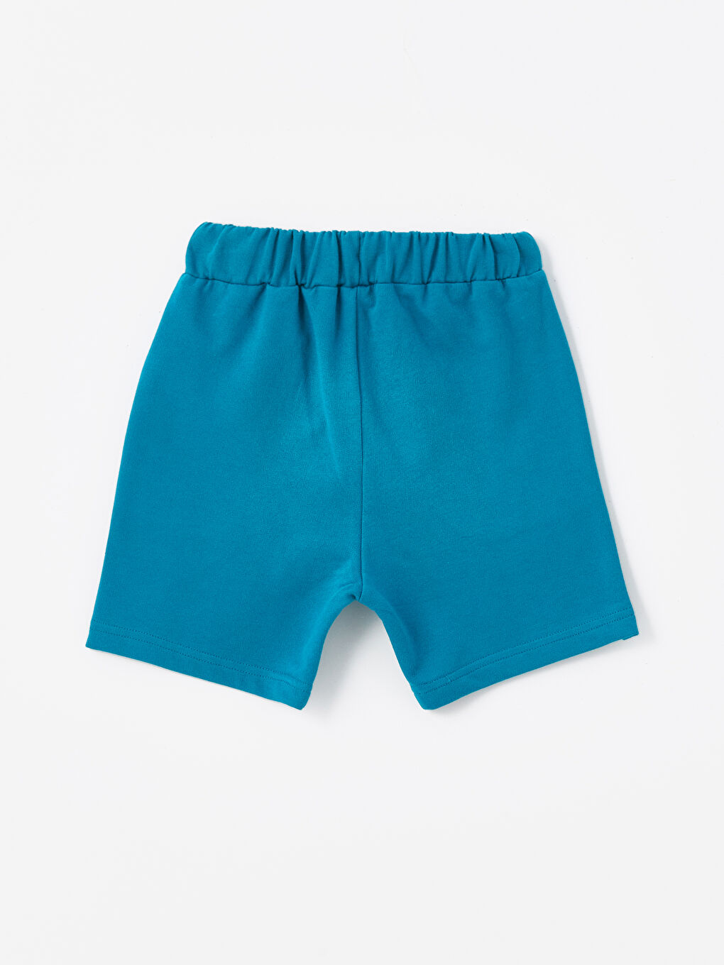 تيشيرت بياقة دائرية وكم قصير مطبوع للأولاد الرضع مع شورت - طقم من قطعتين-4