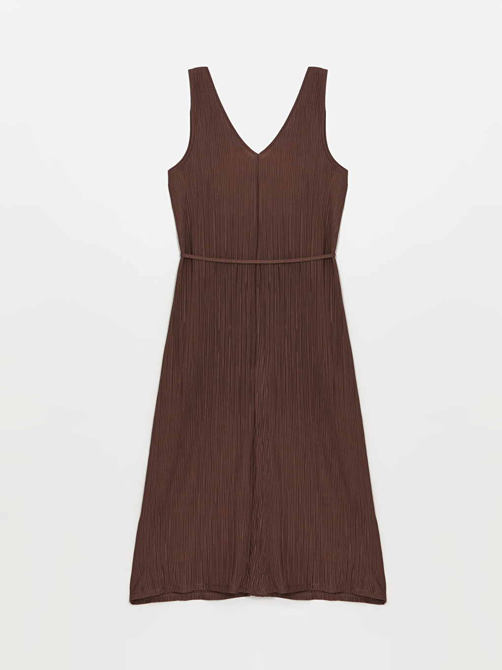 Women's V Neck Plain Dress -S4JA84Z8-JTW
