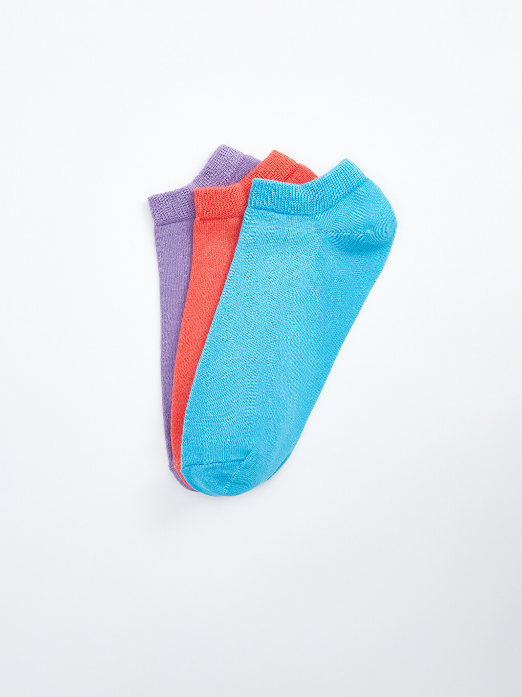 Women's Plain Trainer Socks 3-pack-1