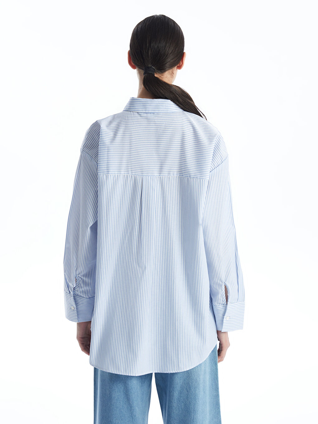 Striped Women's Shirt Tunic -S4JB28Z8-LEN