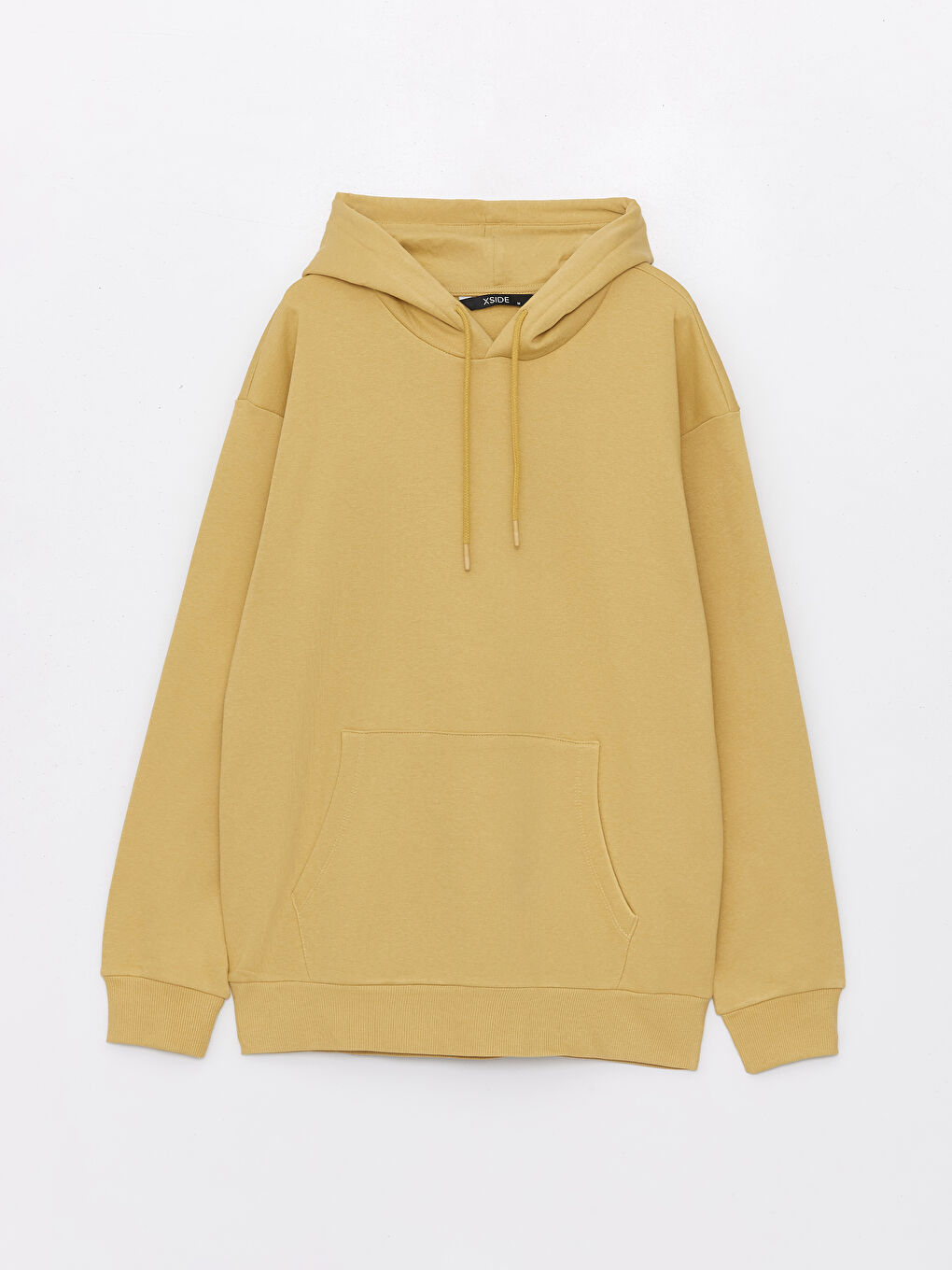 LCW Casual Mat Sarı Uzun Kollu Erkek Hoodie - 6