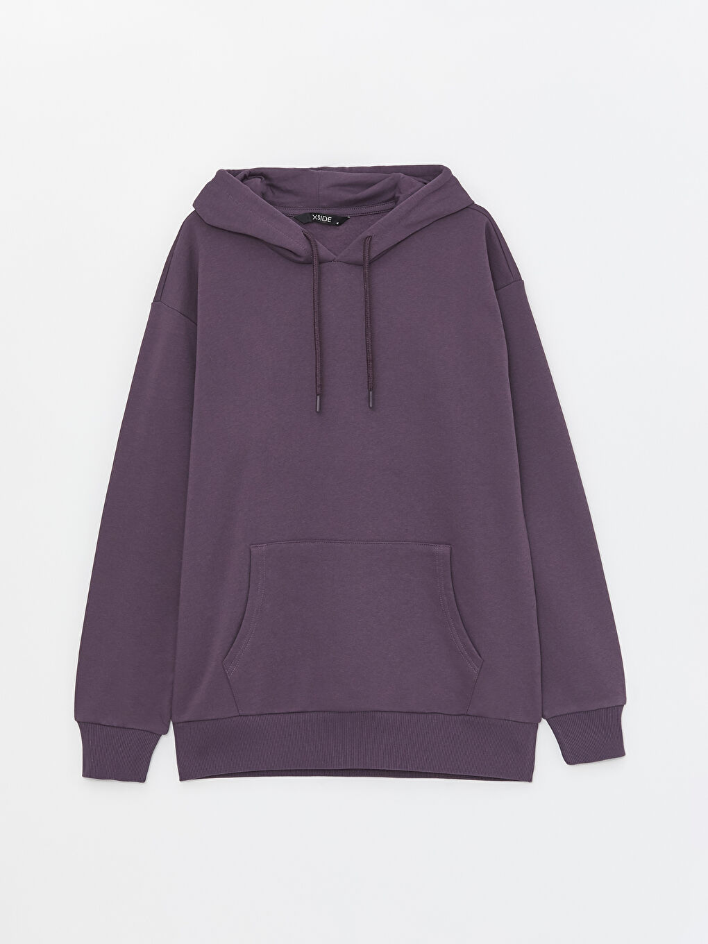 LCW Casual Koyu Mor Uzun Kollu Erkek Hoodie - 5