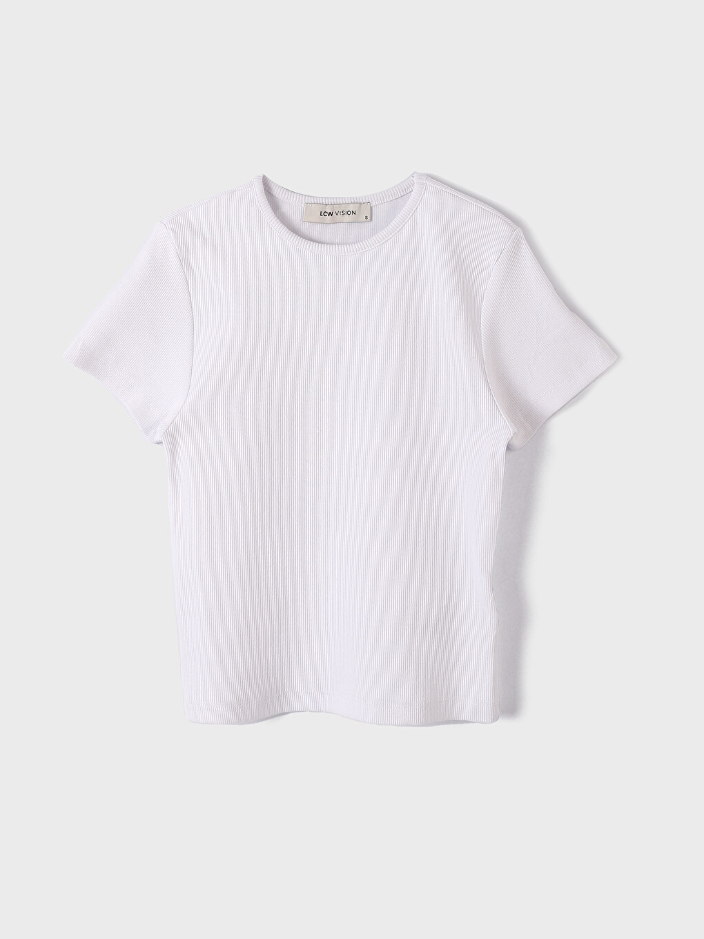 Crew Neck Short Sleeve Basic Women's T-shirt