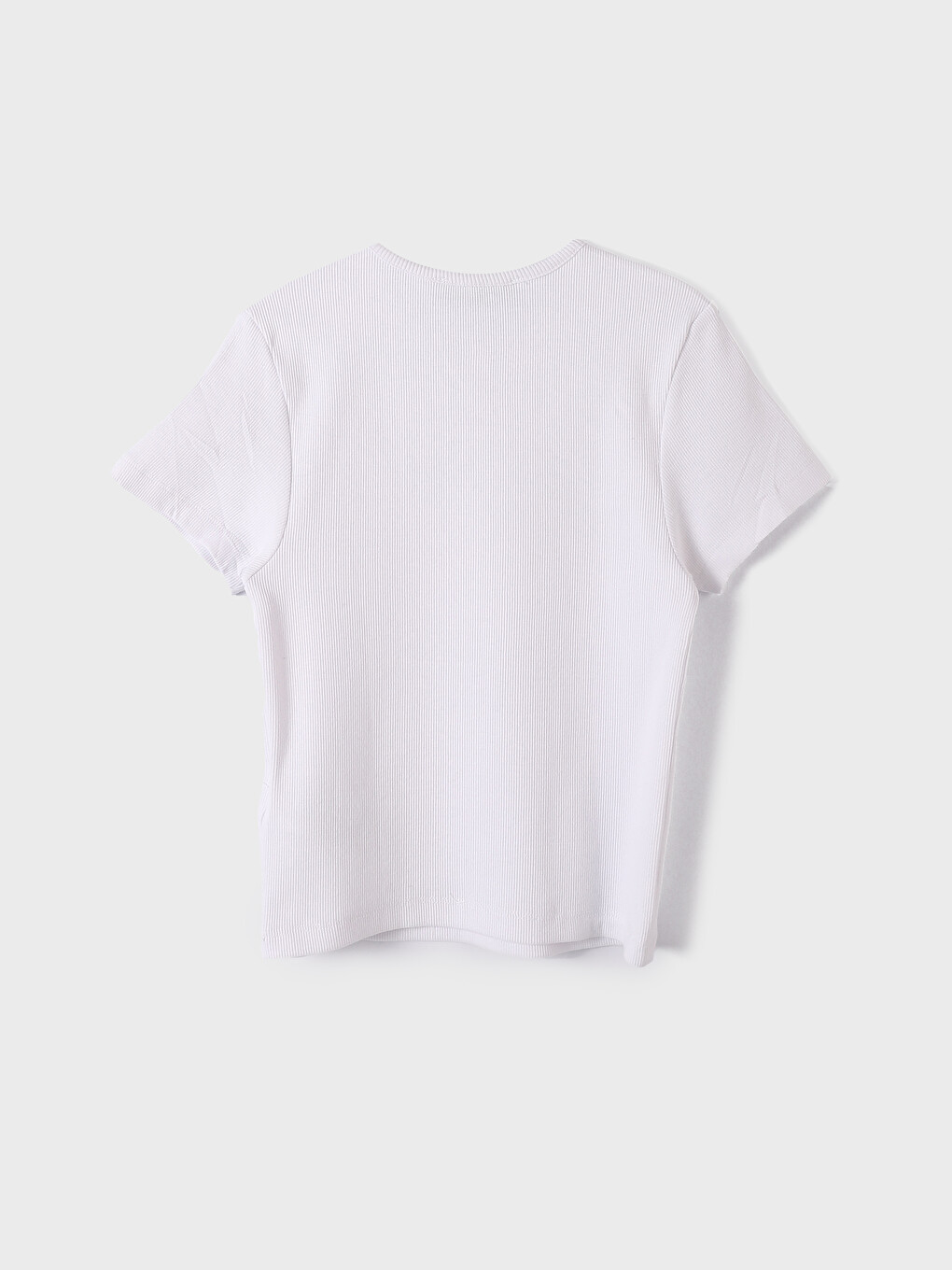 Crew Neck Short Sleeve Basic Women's T-shirt-1