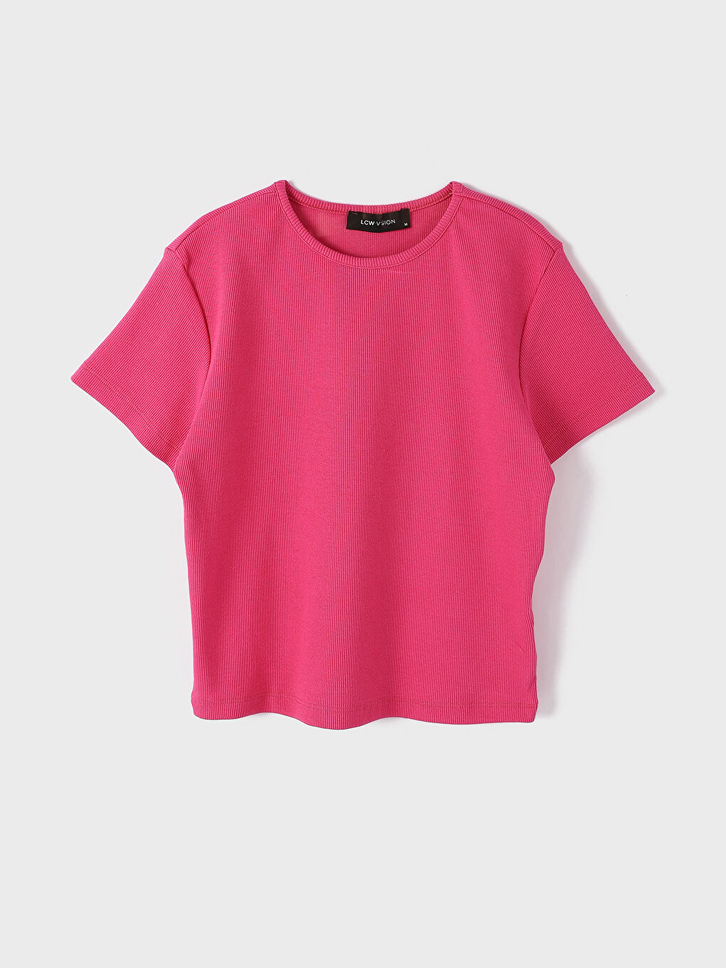 Crew Neck Short Sleeve Basic Women's T-Shirt