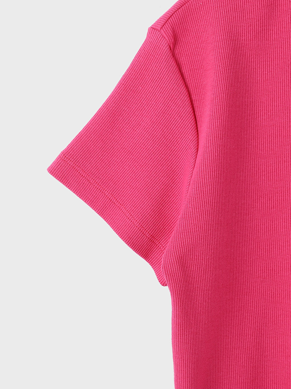 Crew Neck Short Sleeve Basic Women's T-Shirt-2