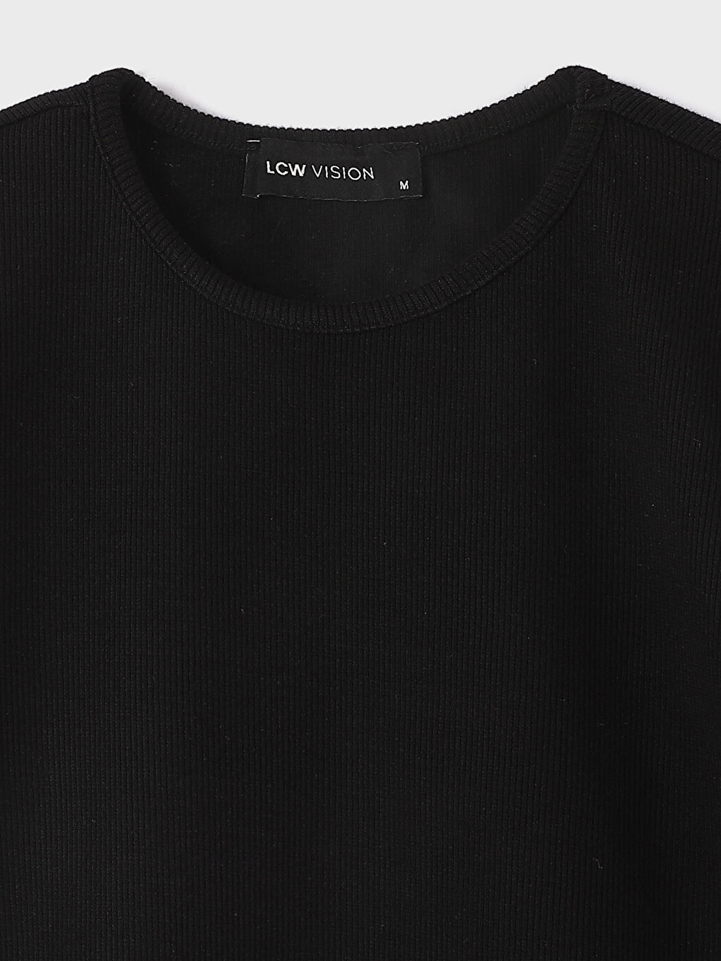 Crew Neck Plain Short Sleeve Women's T-Shirt-1