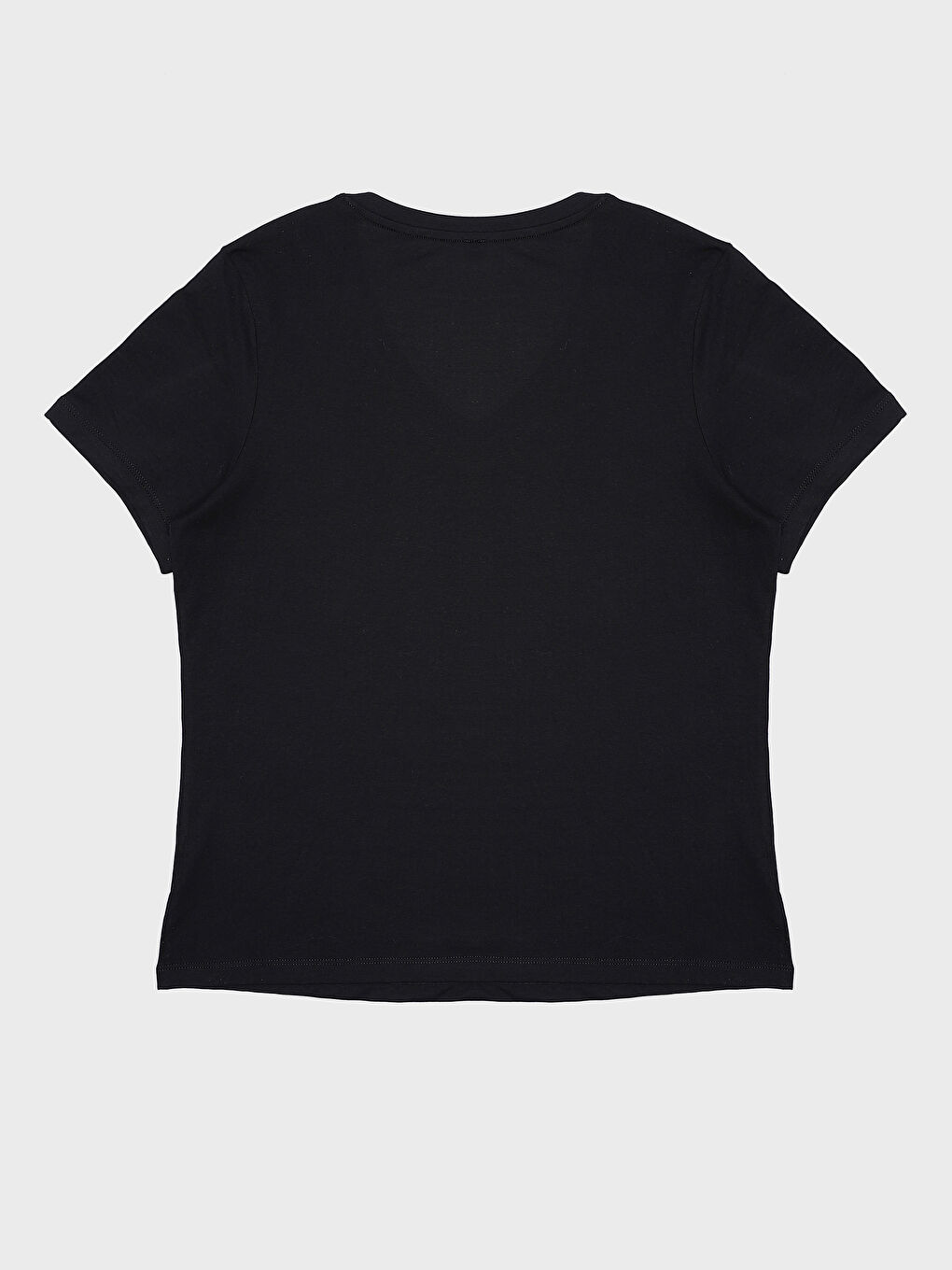 Crew Neck Plain Short Sleeve Women's T-Shirt -S4JC65Z8-CVL