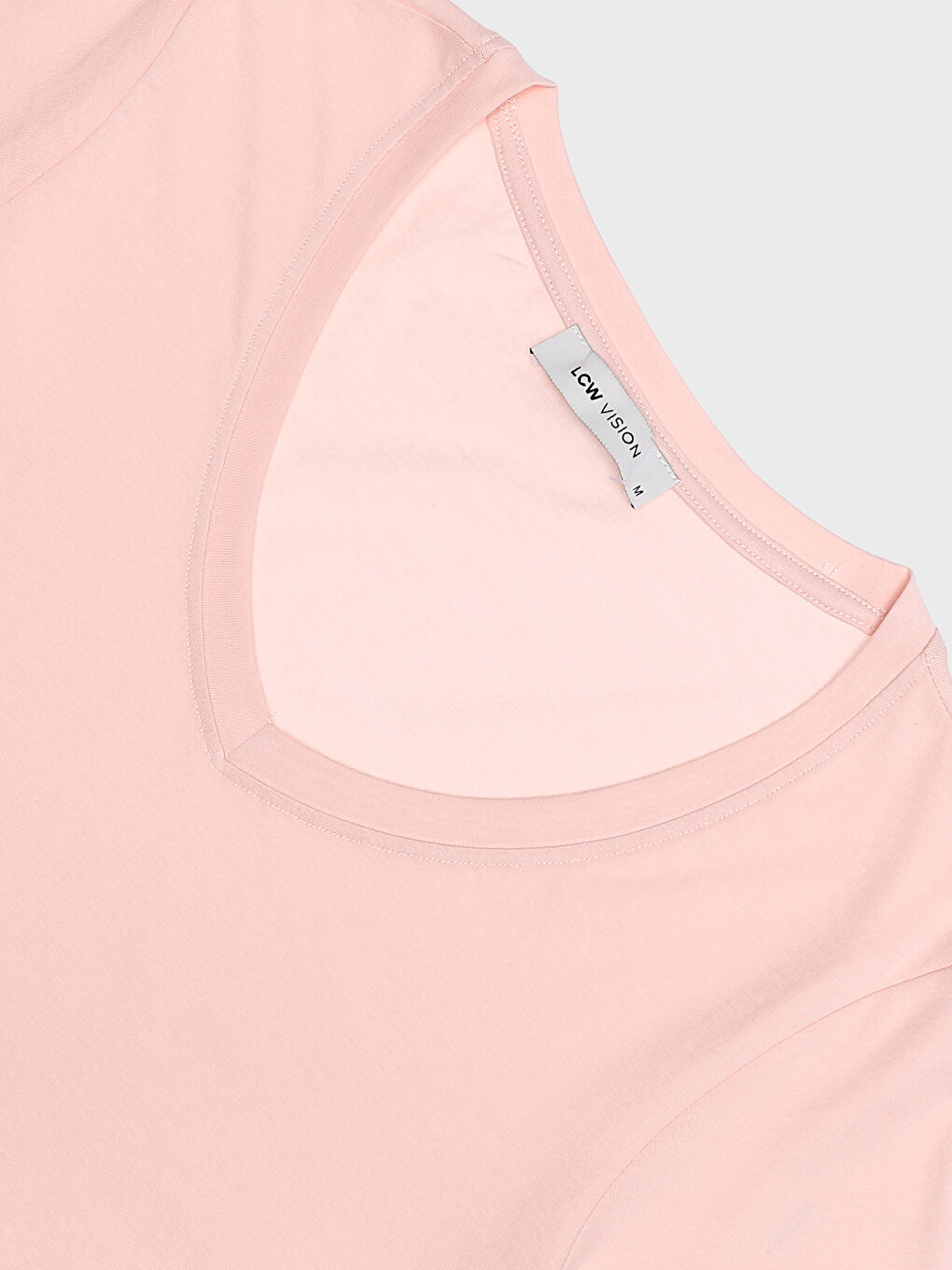 Crew Neck Plain Short Sleeve Women's T-Shirt -S4JC65Z8-FUT