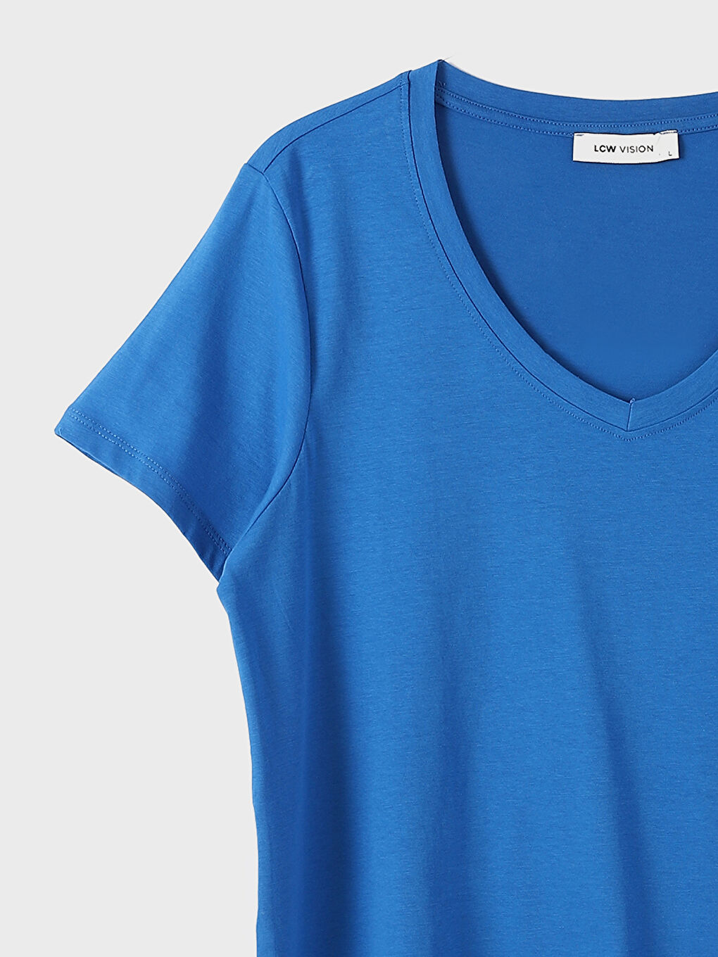 Crew Neck Plain Short Sleeve Women's T-Shirt -S4JC65Z8-H0U